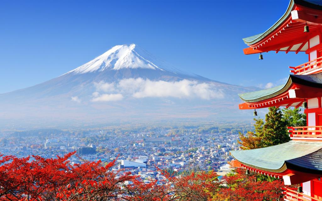 富士山日本最高的山壁纸 高清图片 旅游景点 桌面城市