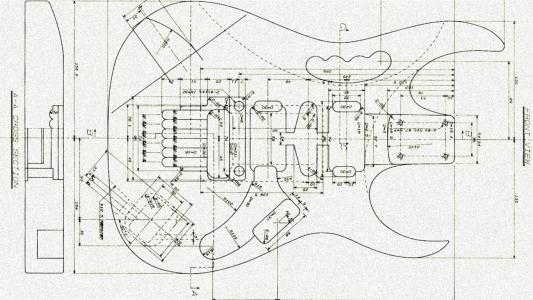 音乐，Ibanez，吉他，蓝图壁纸