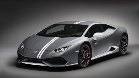 兰博基尼Huracan LP 610-4灰色跑车壁纸