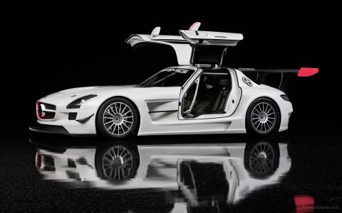 2011年奔驰SLS AMG GT3 3壁纸