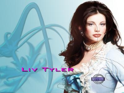 liv tyler女演员黑色长发女性伟大的蓝色的眼睛的嘴唇高清壁纸