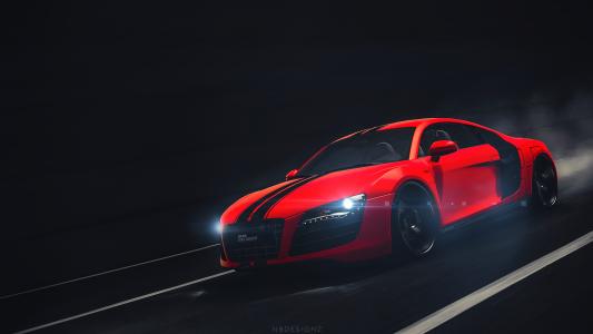 奥迪R8 5.2 V10的Gran Turismo 6相关车壁纸