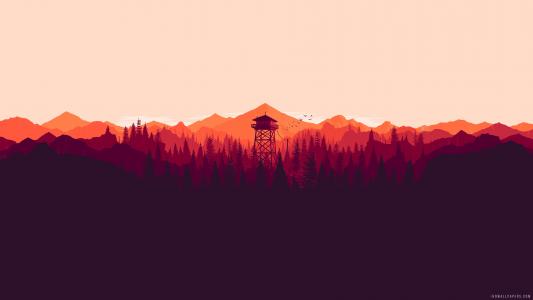 Firewatch Game 2016壁纸