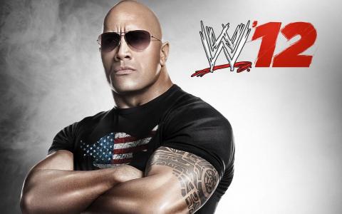 WWE 12的岩石壁纸