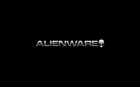 黑色的Alienware壁纸