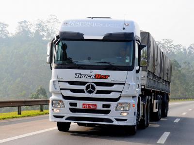 2013梅赛德斯 - 奔驰Actros 2655 Br Spec Mp3半拖拉机高清免费的墙纸