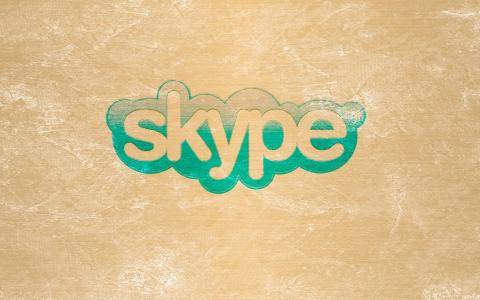 Skype的标志壁纸