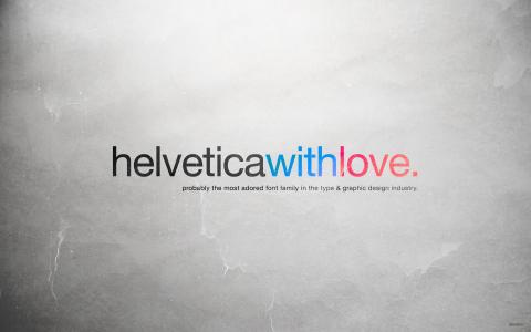 与爱壁纸Helvetica