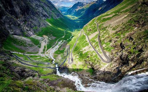 Trollstigen，挪威壁纸