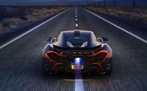 2014年mclaren p1路壁纸