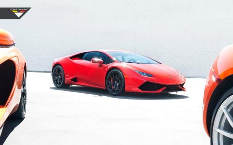 兰博基尼Huracan LP610 4通过Vorsteiner壁纸