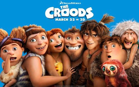 Croods卡通电影海报2013壁纸