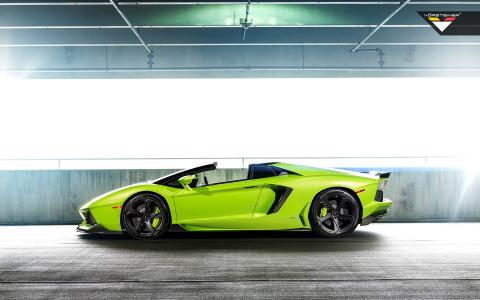 2014年Vorsteiner兰博基尼Aventador SV Verde伊萨卡5相关车壁纸