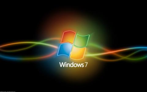 黑暗的Windows 7高清壁纸