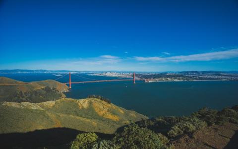 美国金门大桥风景