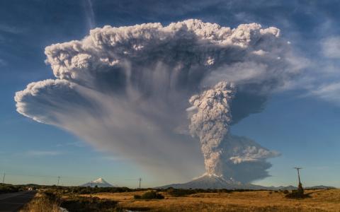 Calbuco火山喷发壁纸