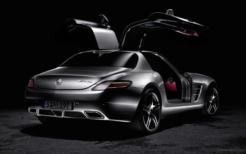 2011年奔驰SLS AMG 7壁纸