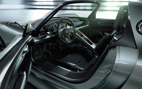 2011保时捷918 Spyder interiorrelated汽车壁纸壁纸