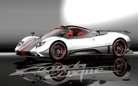 帕加尼Zonda Cinque 01壁纸