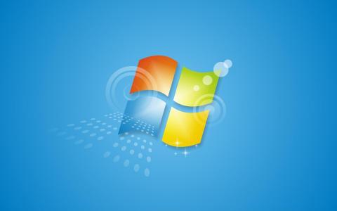 Windows 7的替代蓝色壁纸