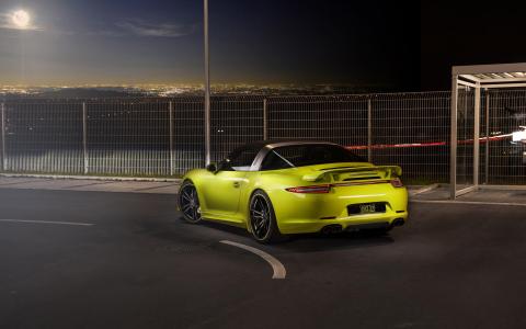 2014年特图保时捷911 Targa 4S 2壁纸