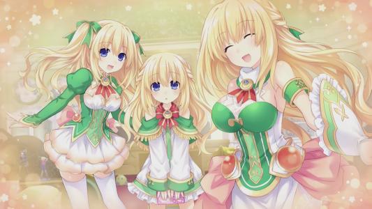 动漫女孩，Hyperdimension Neptunia，垂直，漂亮，可爱的壁纸