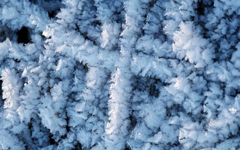 雪，冰，关闭了壁纸