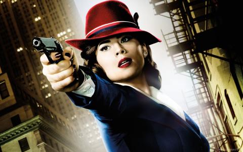 Hayley Atwell in Agent Carter壁纸