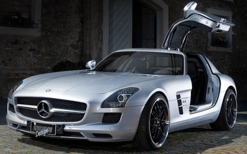 奔驰SLS AMG Inden设计壁纸