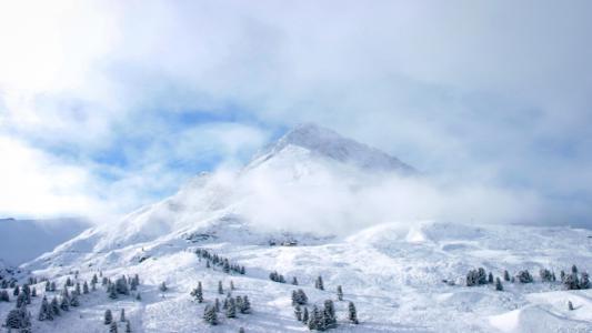 唯美清新雪景