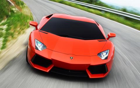 兰博基尼Aventador Motion Blur高清壁纸