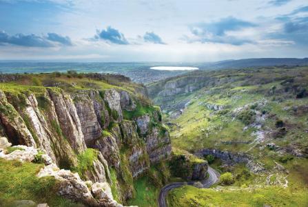 在切德尔峡谷戈德斯洞穴英格兰高迪旅游景点照片壁纸