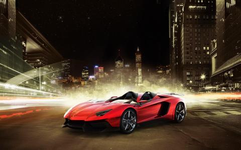 兰博基尼Aventador J Speedster壁纸