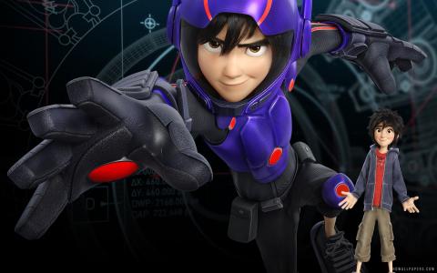 Hiro Hamada in Big Hero 6 2014电影壁纸