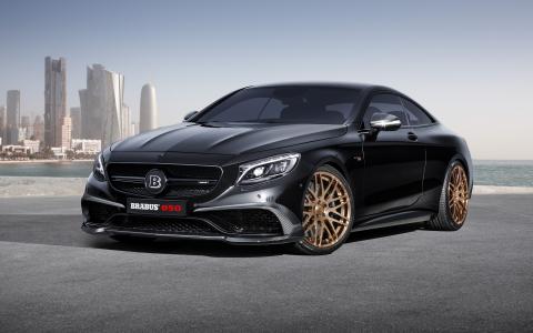 黑色奔驰S63 AMG Brabus壁纸