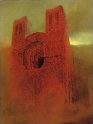 ZdzisławBeksiński，艺术品，黑暗，鬼，怪物壁纸