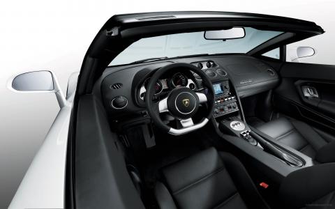 兰博基尼Gallardo Spyder interiorrelated汽车壁纸壁纸