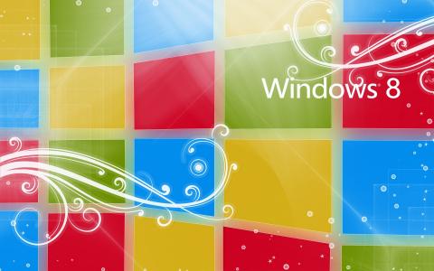 Windows 8 Logotip壁纸