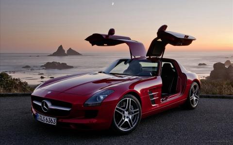 2011年奔驰SLS AMG 4壁纸