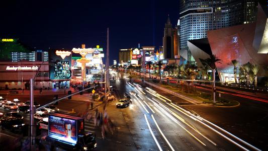 高清夜城市街喜res图像壁纸