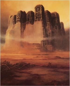 ZdzisławBeksiński，Pincels，绘画，建筑壁纸