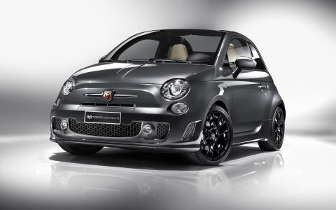 2014菲亚特Abarth 695 Edizione玛莎拉蒂记录灰色壁纸