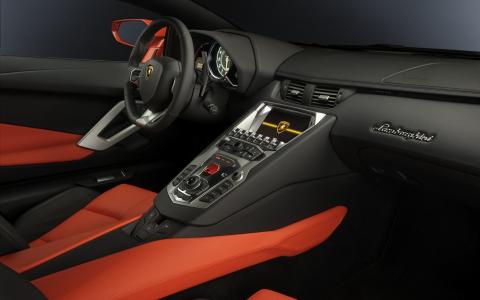 2011兰博基尼Aventador interiorrelated汽车壁纸壁纸