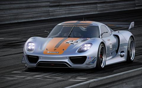 保时捷918 RSR 3壁纸