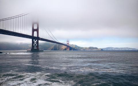 美国金门大桥风景