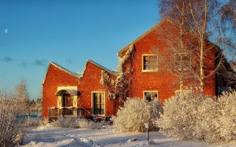 芬兰唯美雪景