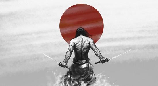 日本武士的桌面壁纸