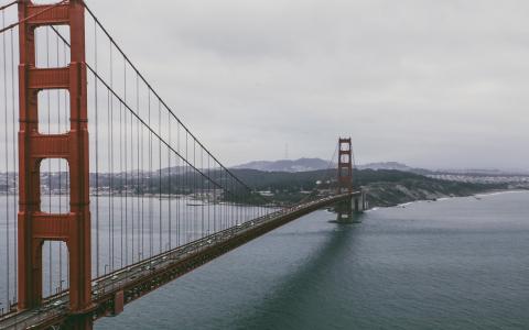 美国金门大桥风景