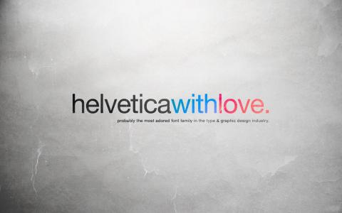 Helvetica爱壁纸