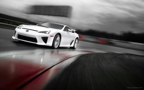 2011 Lexus LFA Rain RaceRelated Car Wallpapers wallpaper